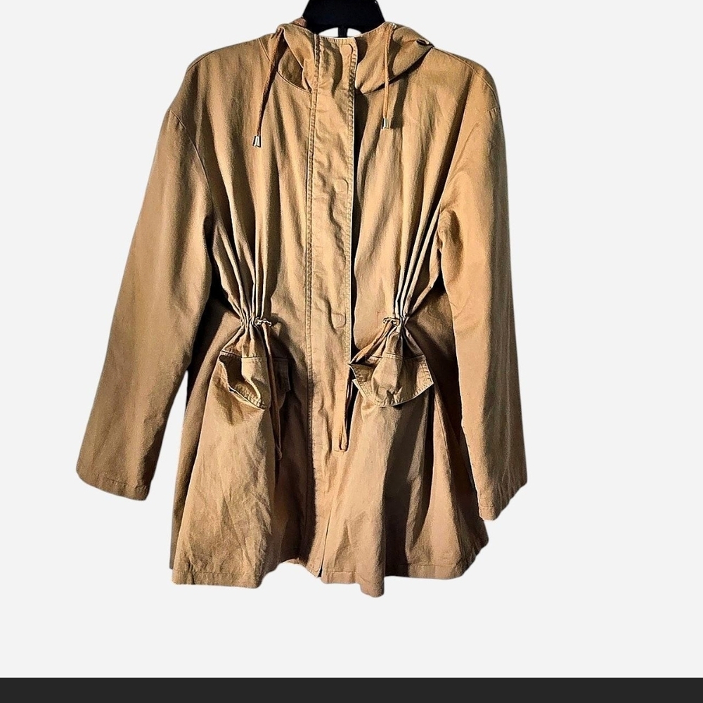 New York & Company Tan Utility Jacket